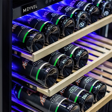 Винный шкаф Meyvel MV77PRO-KBT2 компрессорный двухзонный